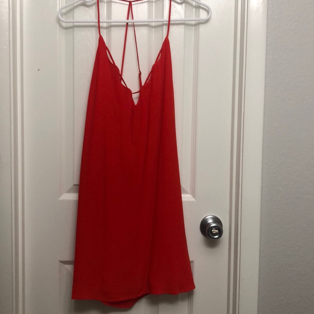 Red-Orange Dress